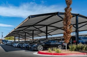 Car Parking Shade Installation in Abu Dhabi
